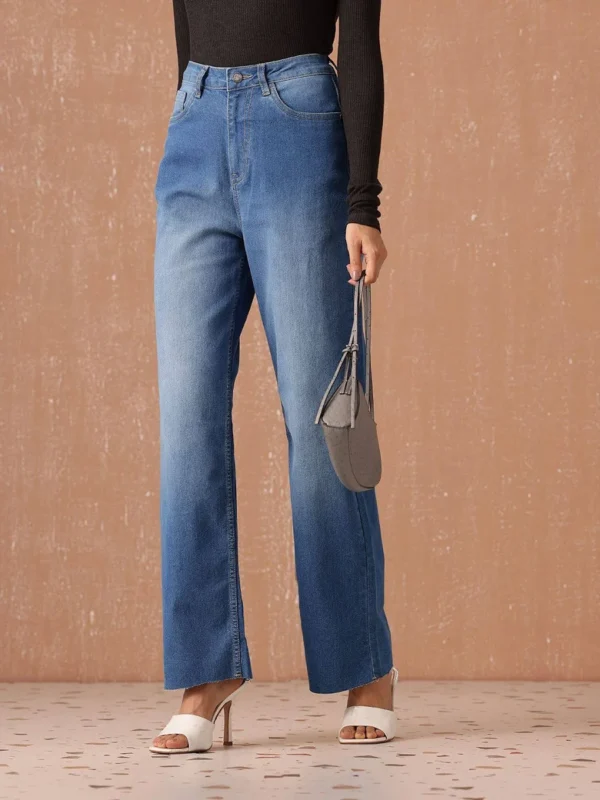 KOTTY Slim Women Light Blue Jeans